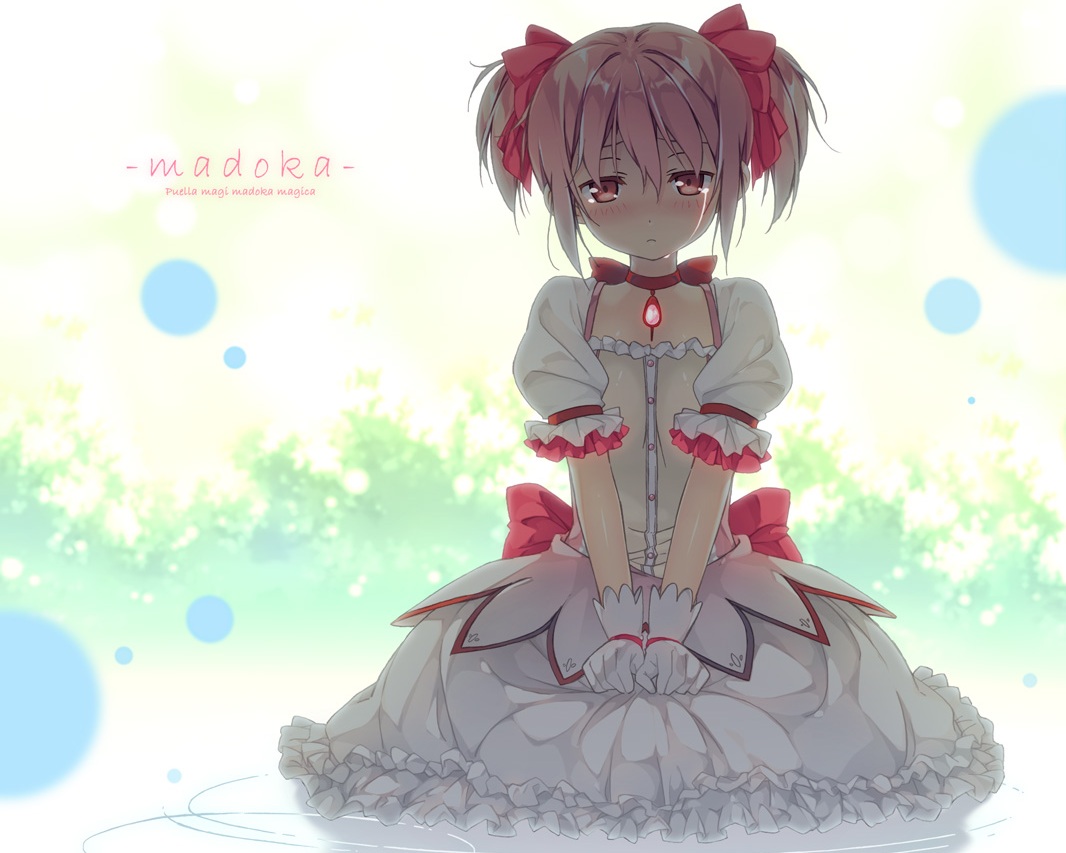 Konachan.com - 97911 dress jpeg_artifacts kaname_madoka kantoku mahou_shoujo_mad.jpg