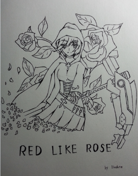 red like rose